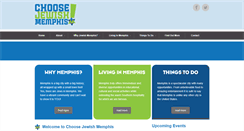 Desktop Screenshot of choosejewishmemphis.org